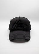 Black on Black | Stitched Foam Trucker