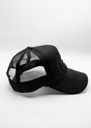 Black on Black | Stitched Foam Trucker