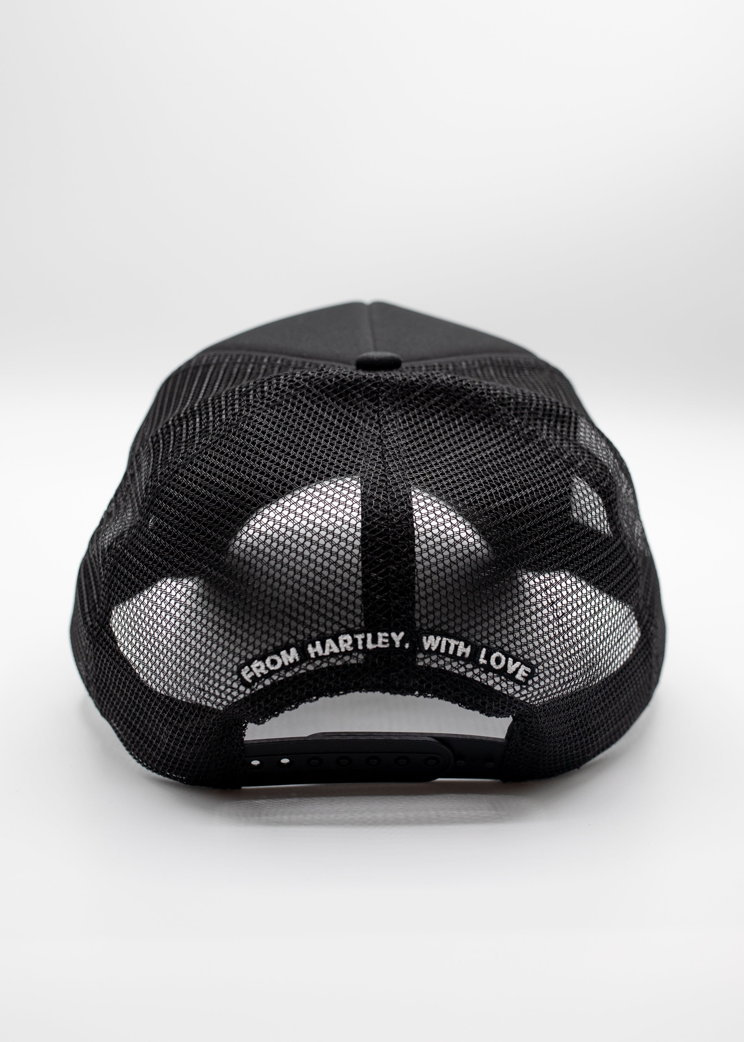 Black on Black | Stitched Foam Trucker