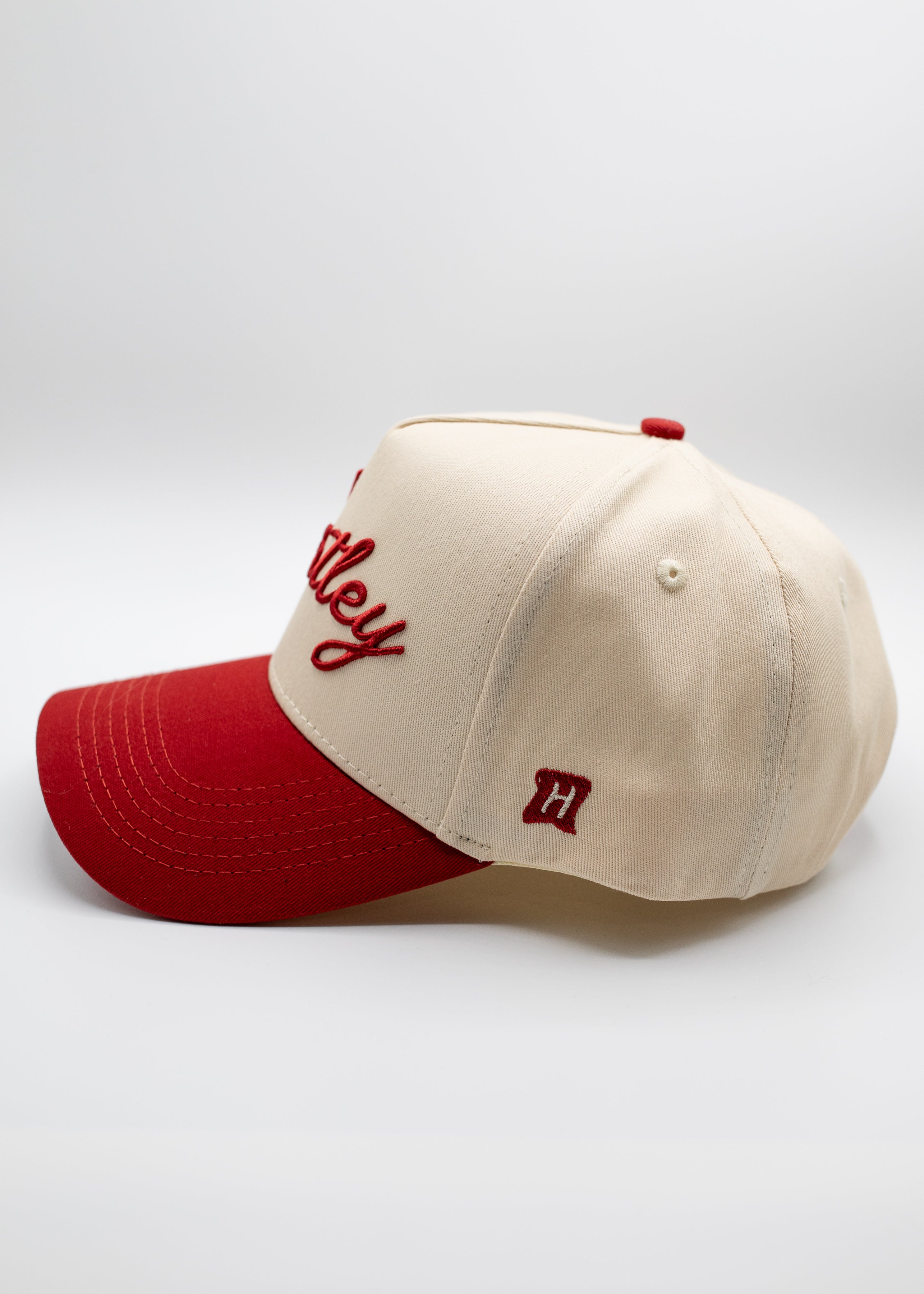 Red "Hartley" Script | The Original Snapback