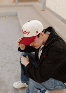 Red "Hartley" Script | The Original Snapback