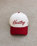 Red "Hartley" Script | The Original Snapback