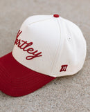 Red "Hartley" Script | The Original Snapback